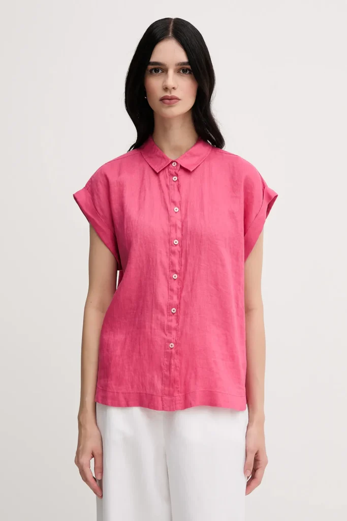 ubrania-na-lato-dla-czystej-wiosny-bluzka-kolorróż-azalii-bright-spring-wardrobe
